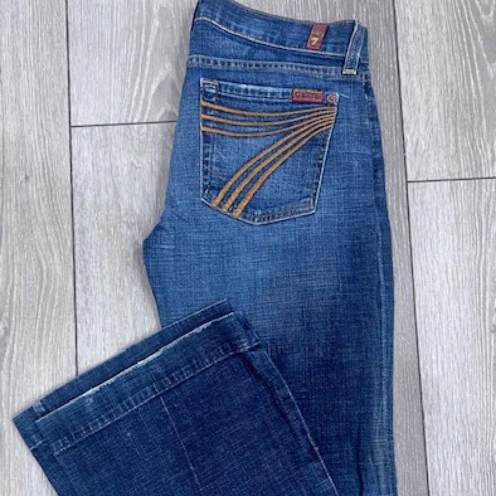 Mid-rise, Slight Flare, Fun Hippie Jeans